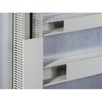 Кабельный канал RITTAL VX с крышкой, перфорированный, 50x2000x80 мм, светло-серый 1032390