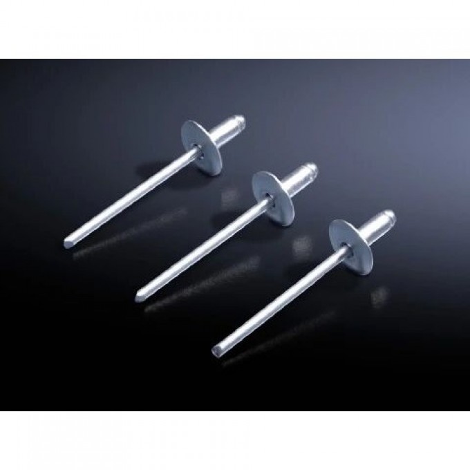 Вытяжная заклепка RITTAL TS алюминиевая, форма головки сплющенный шарик, зона прижима мм, 100 шт 217691