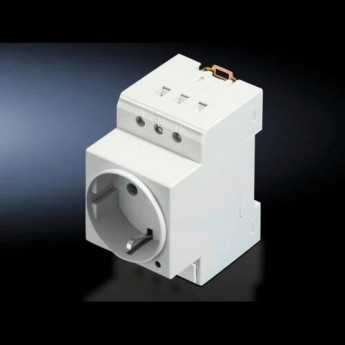 Розетка для монтажа на несущую шину RITTAL SZ с заземляющим контактом 16АВ 222854