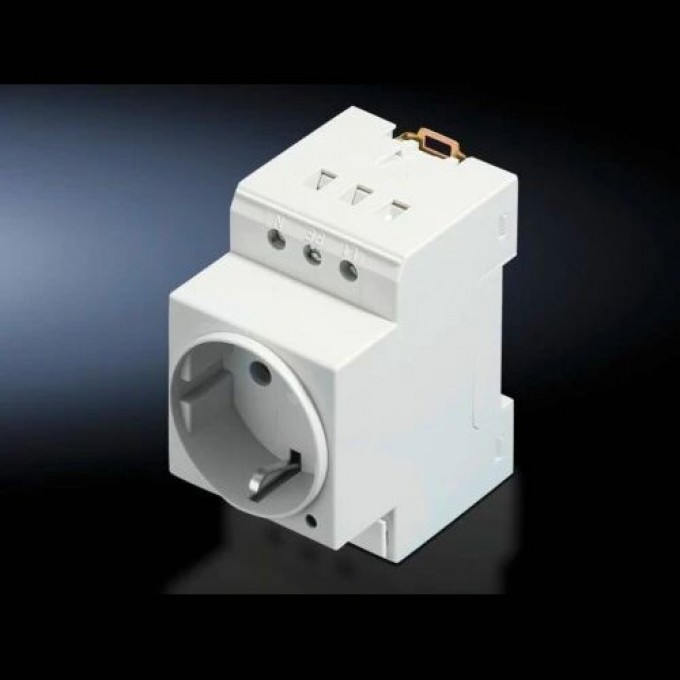 Розетка для монтажа на несущую шину RITTAL SZ с заземляющим контактом 16АВ 222854