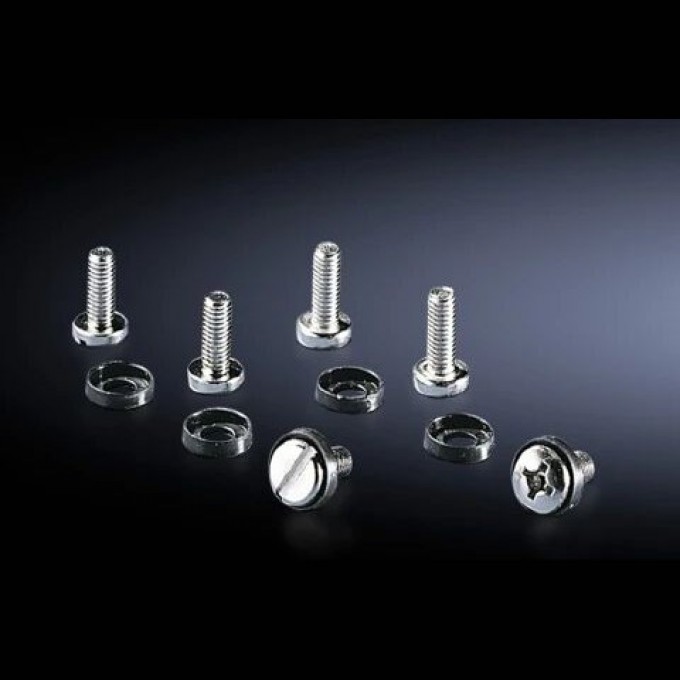 Винты RITTAL M6x16 мм со шлицем Torx, стальные, оцинкованные, 50 шт 299036